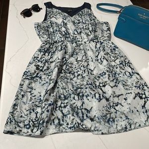 Greylin/Anthropologie Abstract design Satin Dress